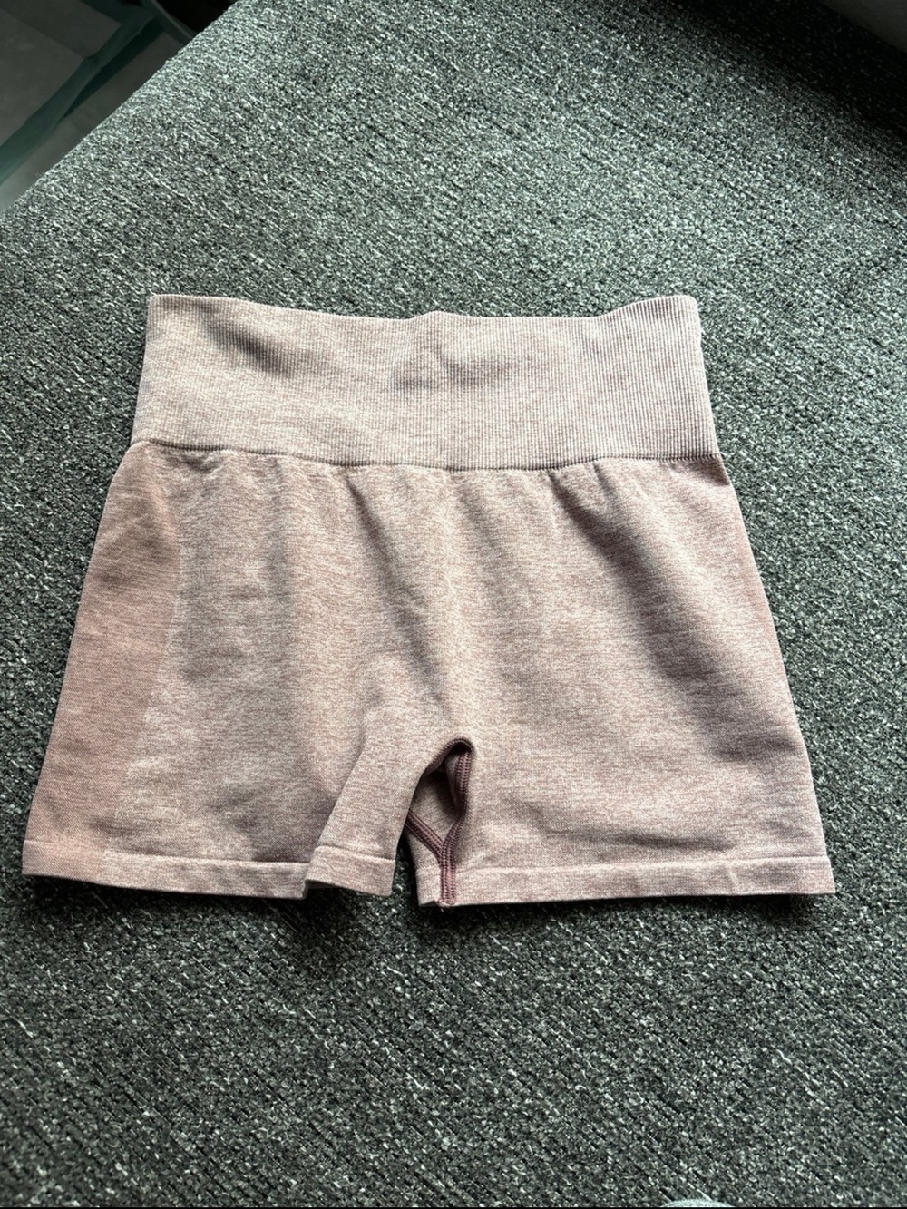 PINK Victoria's Secret High-Waist Seamless Bike Shorts — Mauve Pink